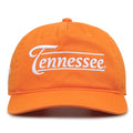 Tennessee Volunteers Original Heritage Bar Snapback in tennessee orange, front view of embroidered school script and bar design