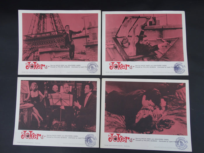 THE JOKER 1960 (Le Farceur) - set of 4 Lobby Cards #1