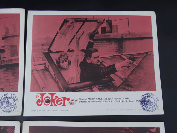 THE JOKER 1960 (Le Farceur) - set of 4 Lobby Cards #1