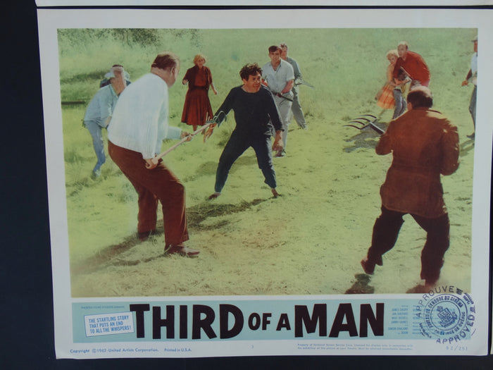 Third of a Man 1962 -- Set of 4 Lobby Cards