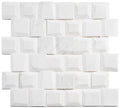 Bella Glass Tiles Tilton Marble Mosaic TLT-5902 Avory Column