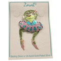 Twinkle Toad Pin Musical Jewelry Lark in the Morning