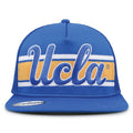 UCLA Class of '92 trucker hat, front view with embroidered logo and stripes