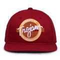 USC Trojans Retro Circle Snapback - Cardinal, front view