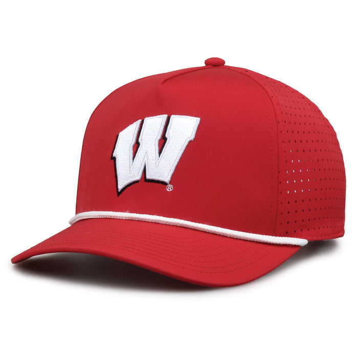 Wisconsin Logo Performance Mesh Snapback
