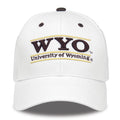 Wyoming Cowboys Bookstore Snapback - White, product view