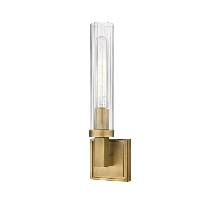 Z-Lite Beau Rubbed Brass 1 Light Wall Sconce 3031-1S-RB